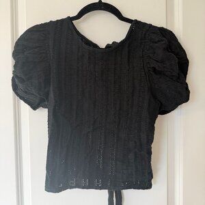 free people black shirt